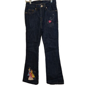 Disney Store Princess Jeans GIRLS Sz 12 Exclusive Sparkles Belle Cinderella 12